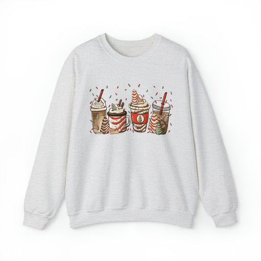 Christmas Tree Coffee Latte Unisex Sweatshirt