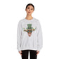 Highland Cow  Lover St. Patricks  Unisex Crewneck Sweatshirt