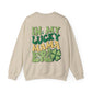 In My Lucky Mama Era Shamrock  St. Patrick's Day Unisex Crewneck Sweatshirt