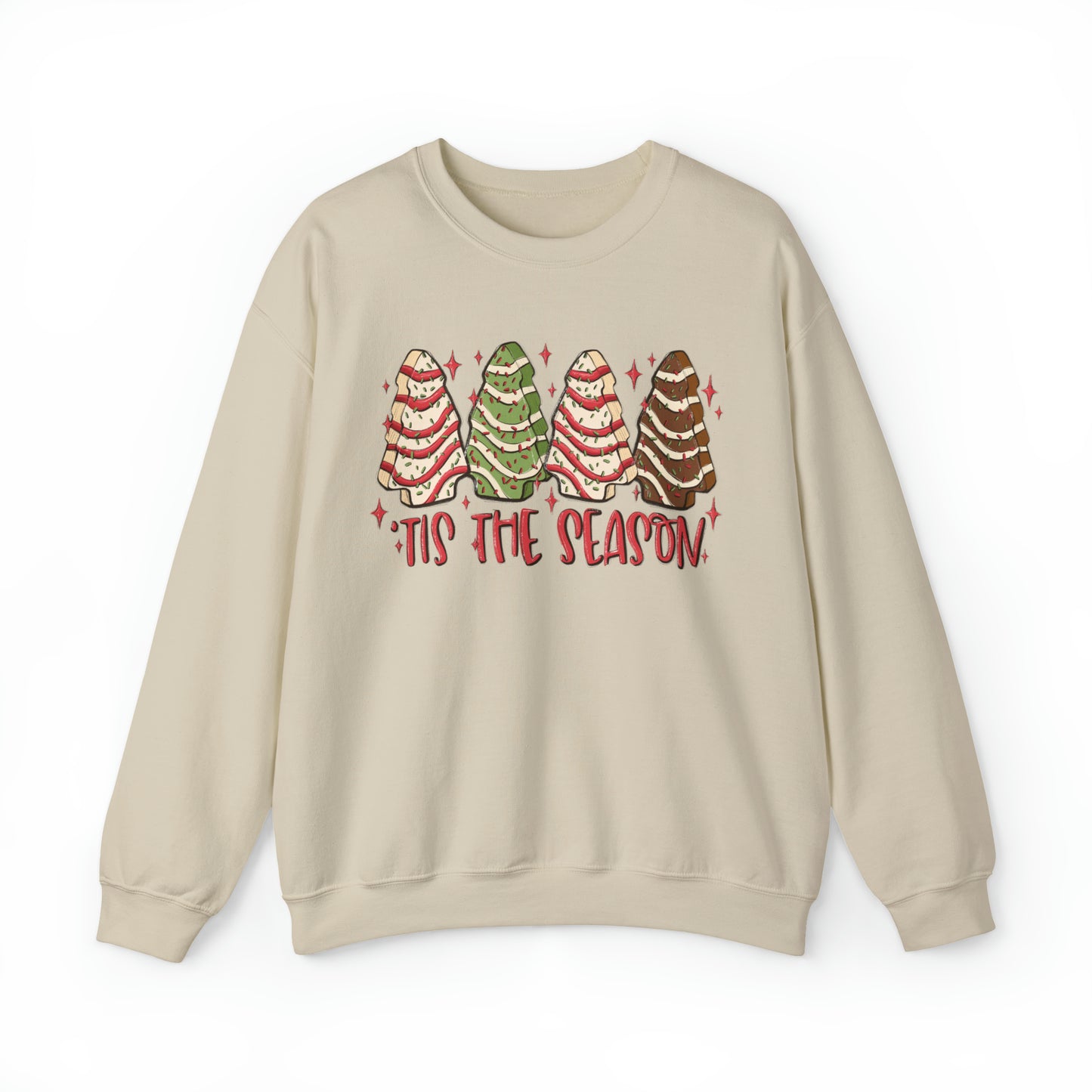 Tis The Season Little Debbie Christmas Tree Cakes Unisex Sweatshirt