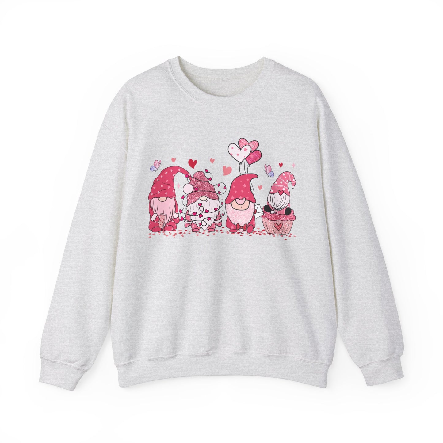 Gnome Valentines Unisex Crewneck Sweatshirt