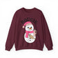 Bougie Snowman Winter Unisex Sweatshirt