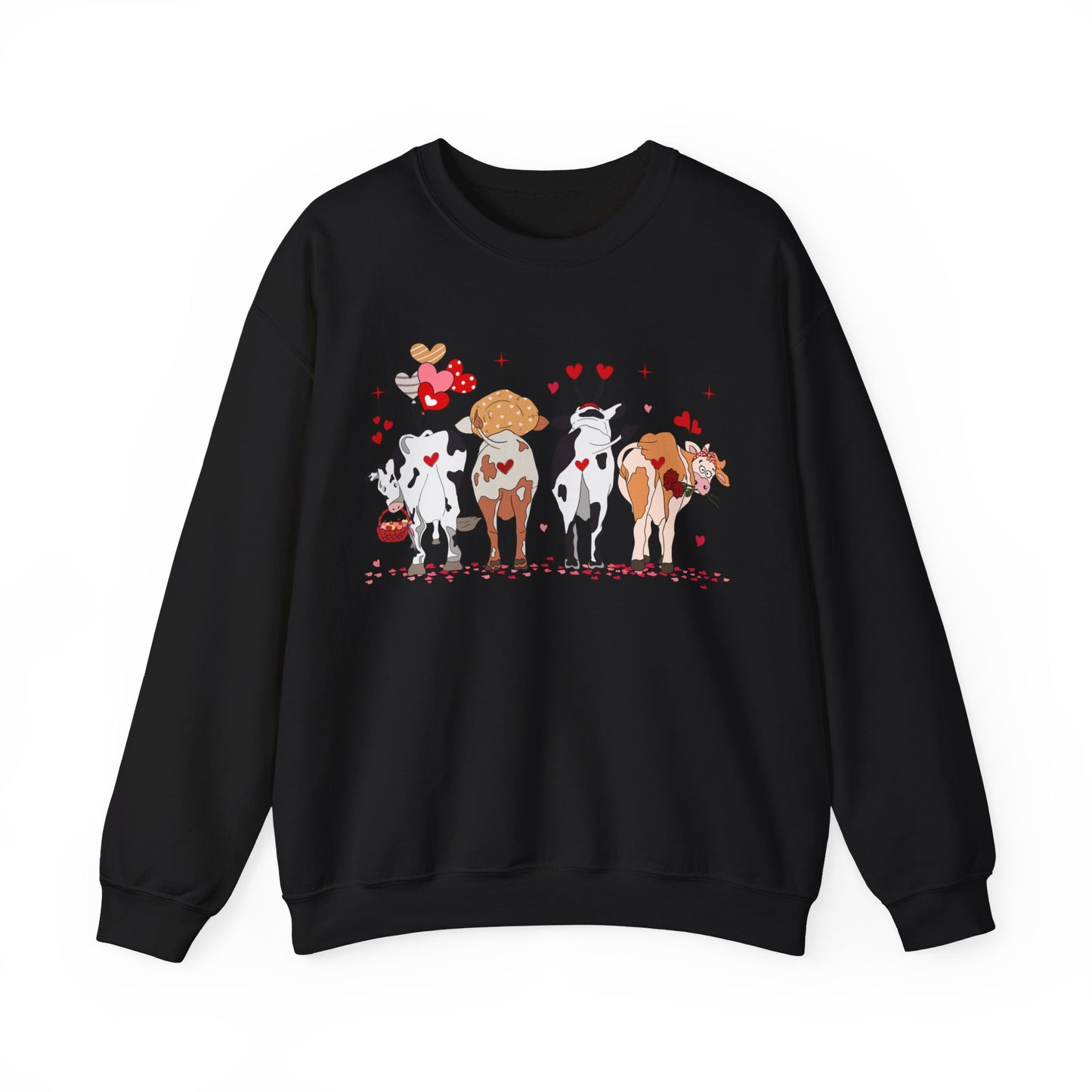 Mooey Booty Valentines Unisex Crewneck Sweatshirt