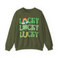 Lucky Lucky Lucky St. Patrick's Day Unisex Crewneck Sweatshirt