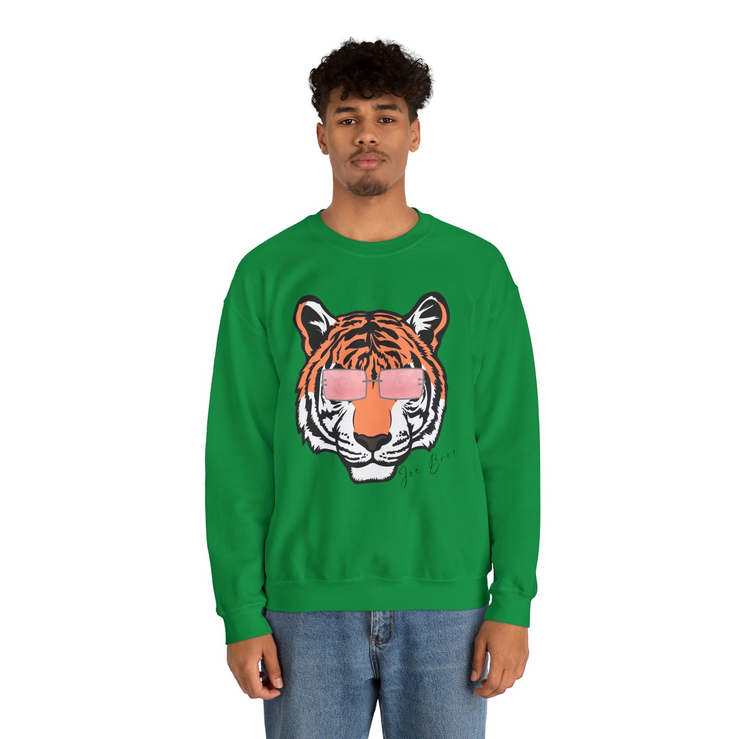 Joe Brrrrr Tiger Glasses Unisex Sweatshirt