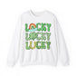 Lucky Lucky Lucky St. Patrick's Day Unisex Crewneck Sweatshirt