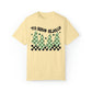 Tis The Season To Be Jolly Checkered Christmas Comfort Colors Unisex Garment-Dyed T-shirt