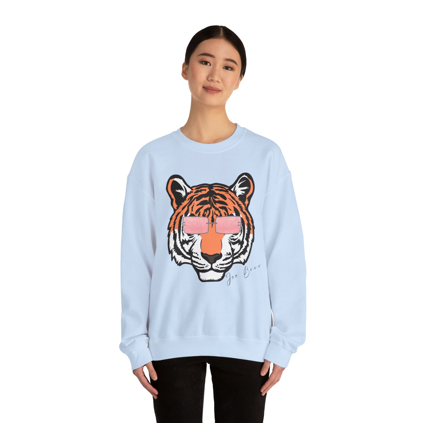 Joe Brrrrr Tiger Glasses Unisex Sweatshirt