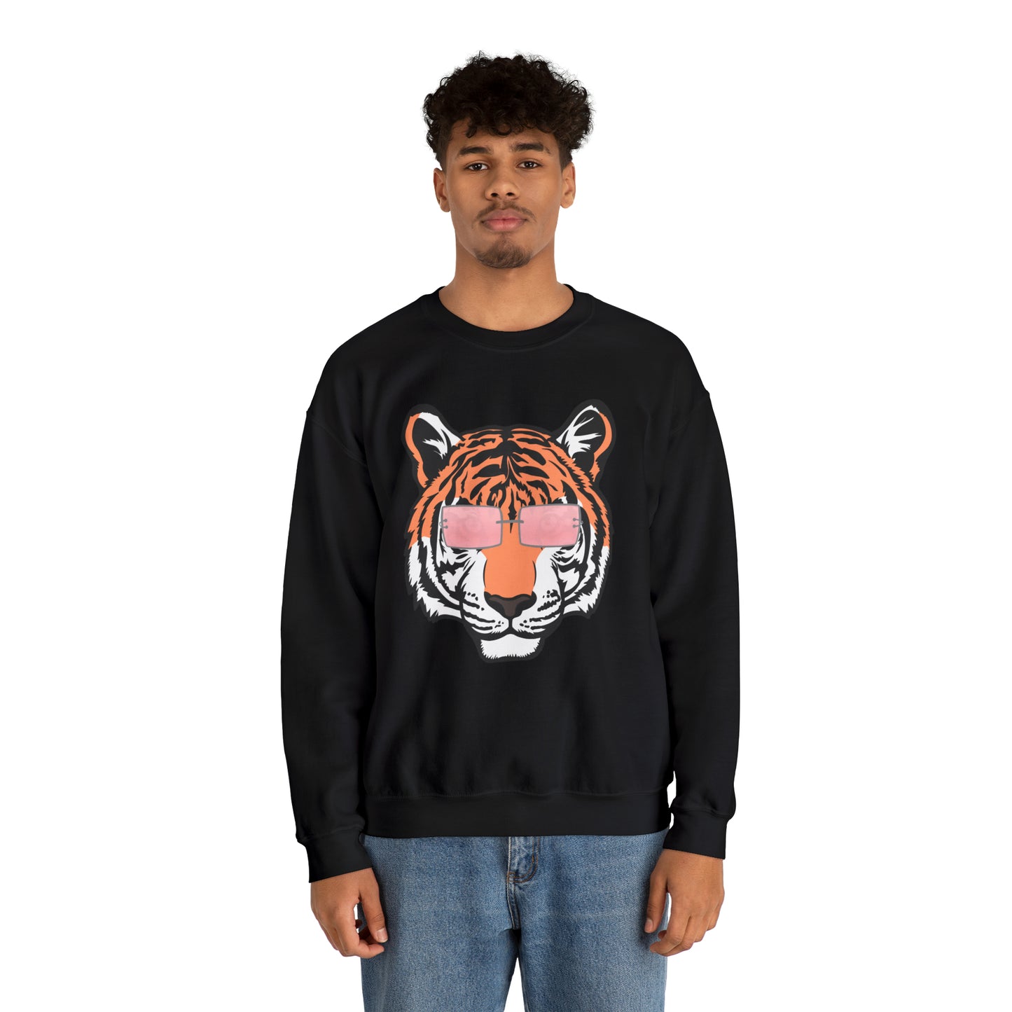 Joe Brrrrr Tiger Glasses Unisex Sweatshirt