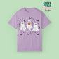 The Cats Dressed Up as Ghosts for Halloween to Trick or Treat  Comfort Colors Unisex Garment-Dyed T-shirt