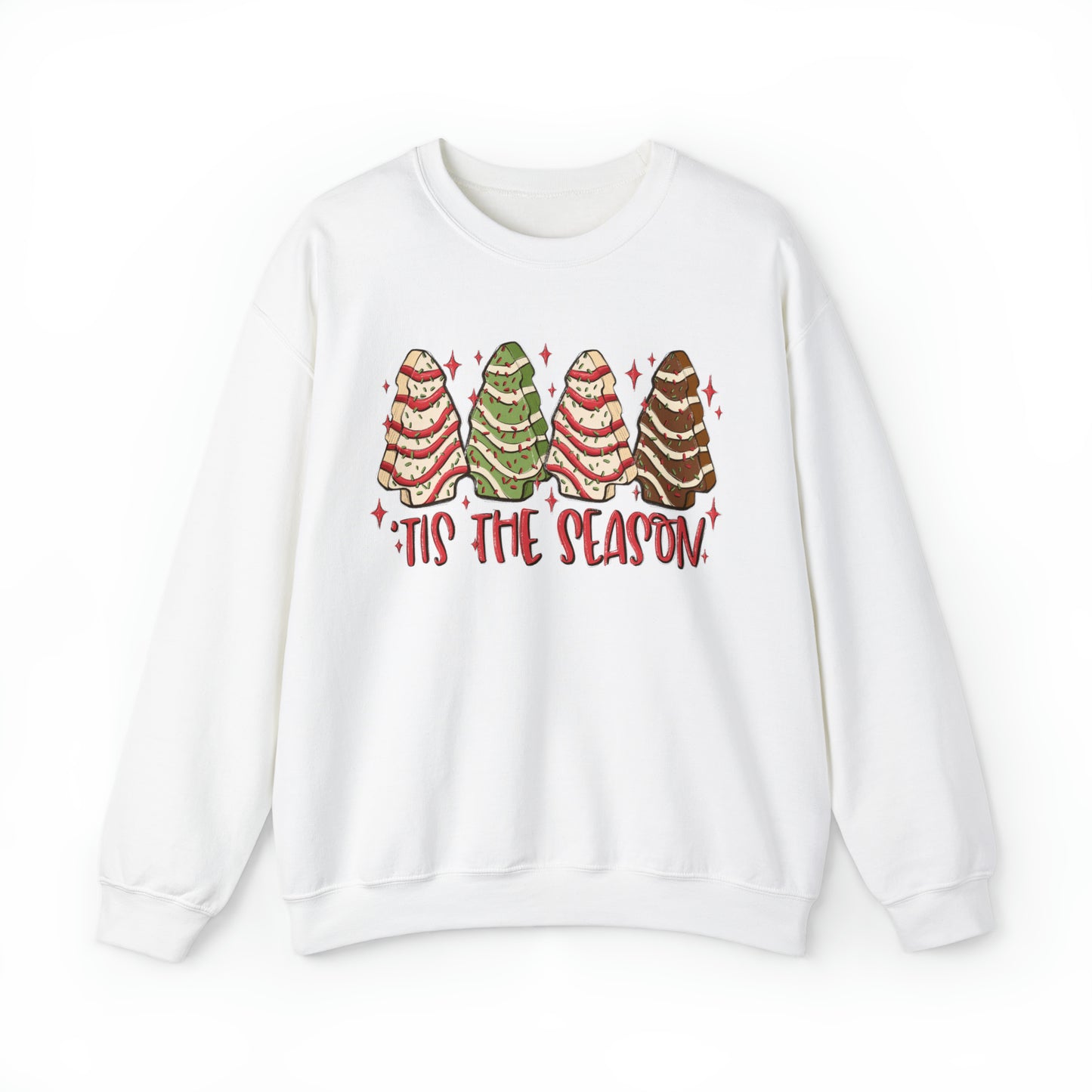 Tis The Season Little Debbie Christmas Tree Cakes Unisex Sweatshirt