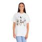 Boho Trick or Treating Ghosts holding Flowers and Pumpkins Comfort Colors Unisex Garment-Dyed T-shirt