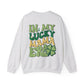 In My Lucky Mama Era Shamrock  St. Patrick's Day Unisex Crewneck Sweatshirt