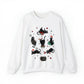 Purr-fectly Festive Black Cat Christmas Unisex Sweatshirt