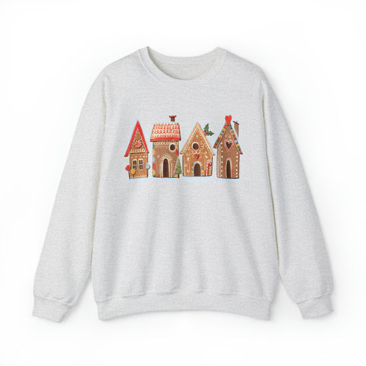 Gingerbread Village Festive Christmas Unisex Sweatshirt