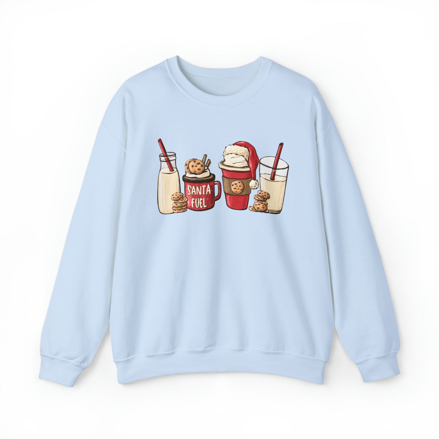 Santa's Fuel Milk and Cookies Unisex Sweatshirt