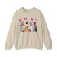 Great Dane Dog Lover Valentines Unisex Crewneck Sweatshirt