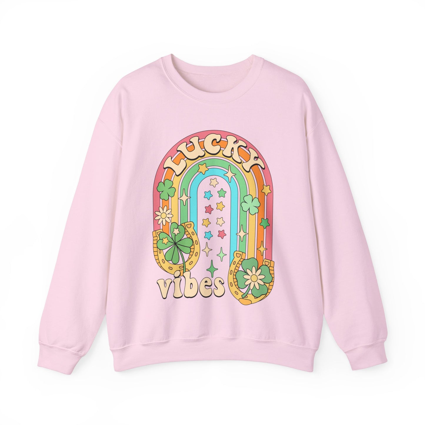 Lucky Vibes St. Patrick's Day Unisex Crewneck Sweatshirt