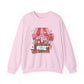 Cupid's Love Shack Candy Valentines Unisex Crewneck Sweatshirt