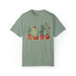 Cactus Christmas Lights Christmas Garment-Dyed T-shirt