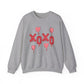 XOXO Heart Balloons Valentines Unisex Crewneck Sweatshirt