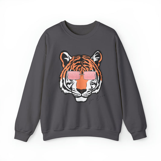 Joe Brrrrr Tiger Glasses Unisex Sweatshirt