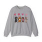 Dachshund Dog Lover Love Balloon Valentines Unisex Crewneck Sweatshirt