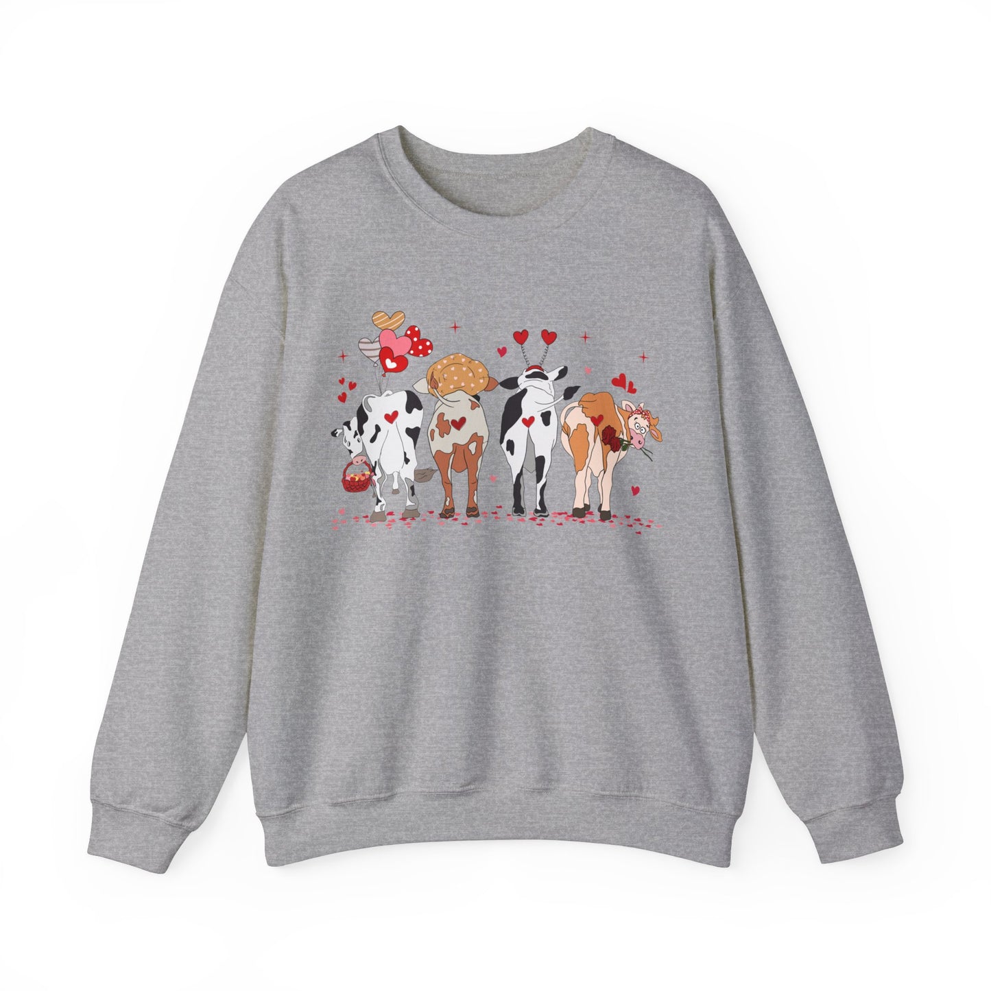 Mooey Booty Valentines Unisex Crewneck Sweatshirt