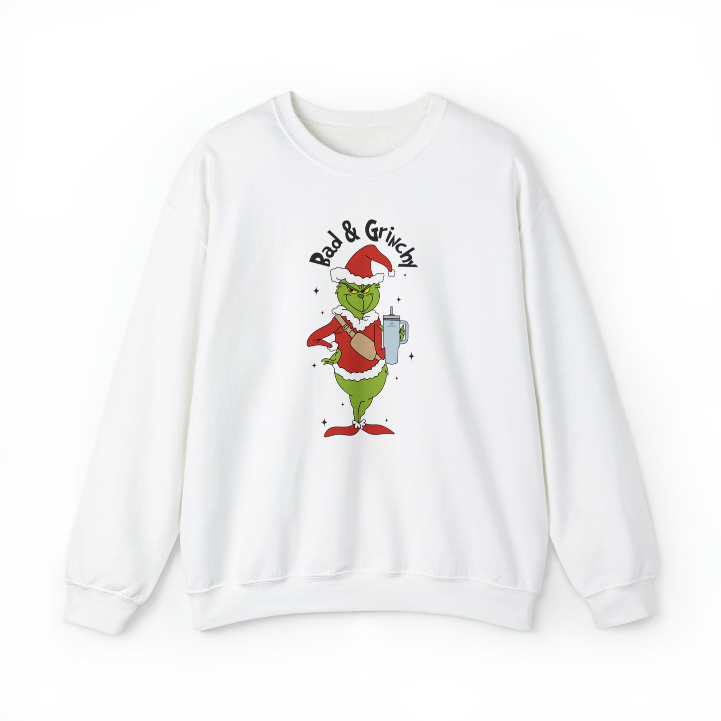 Bad & Grinchy Christmas Unisex Sweatshirt