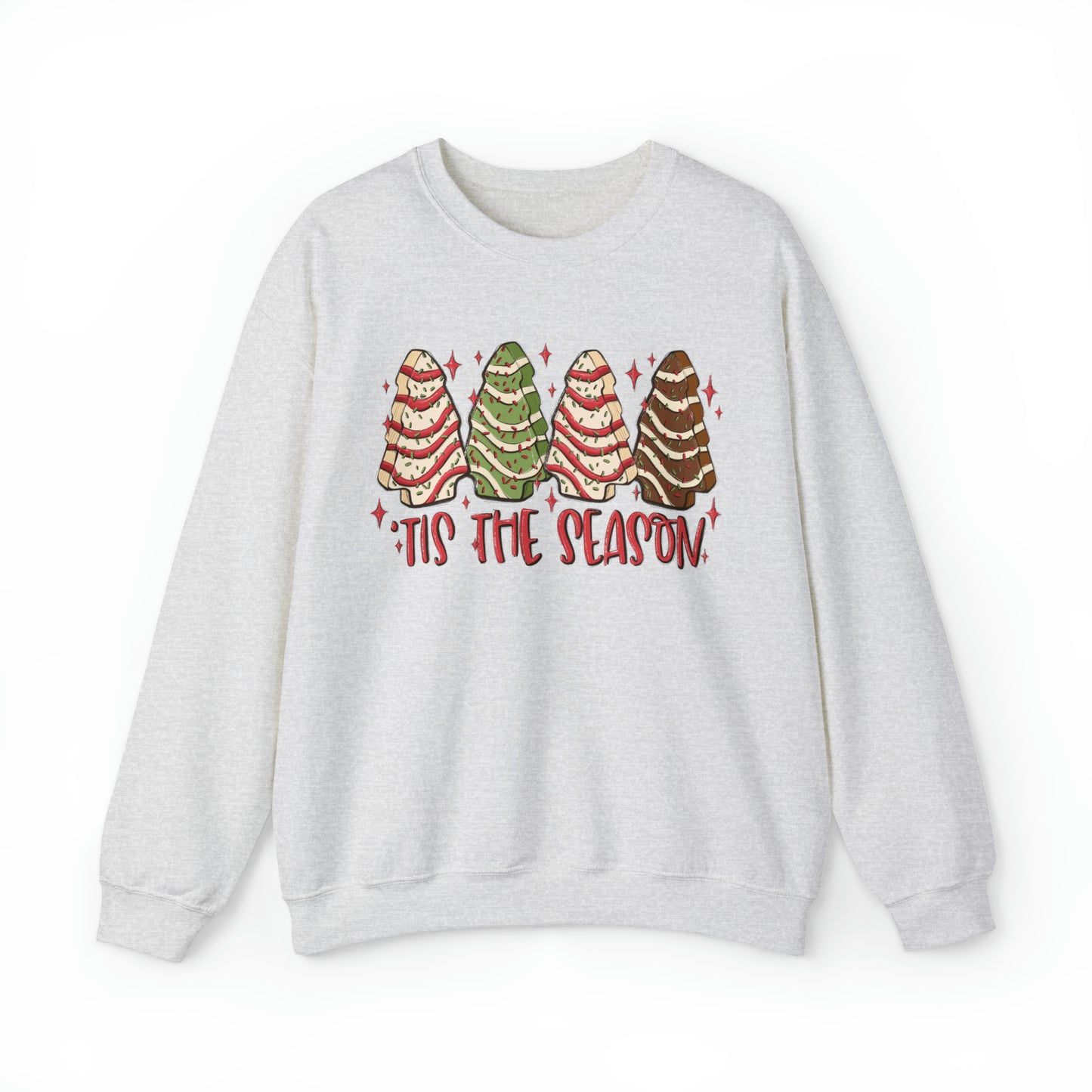 Tis The Season Little Debbie Christmas Tree Cakes Unisex Sweatshirt