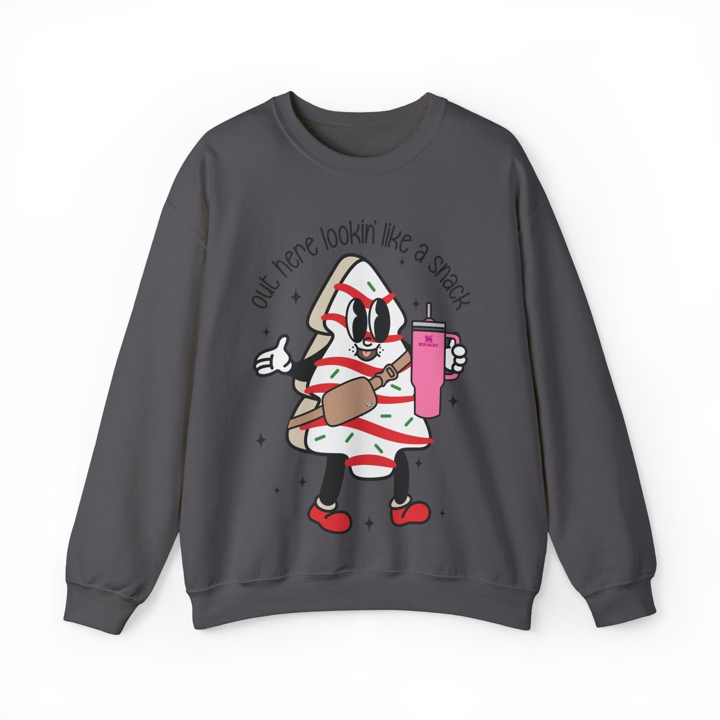 Snack-tastic Christmas Tree Cake Holiday Unisex Sweatshirt