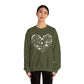 St. Patrick's Day Doodle Heart Unisex Crewneck Sweatshirt