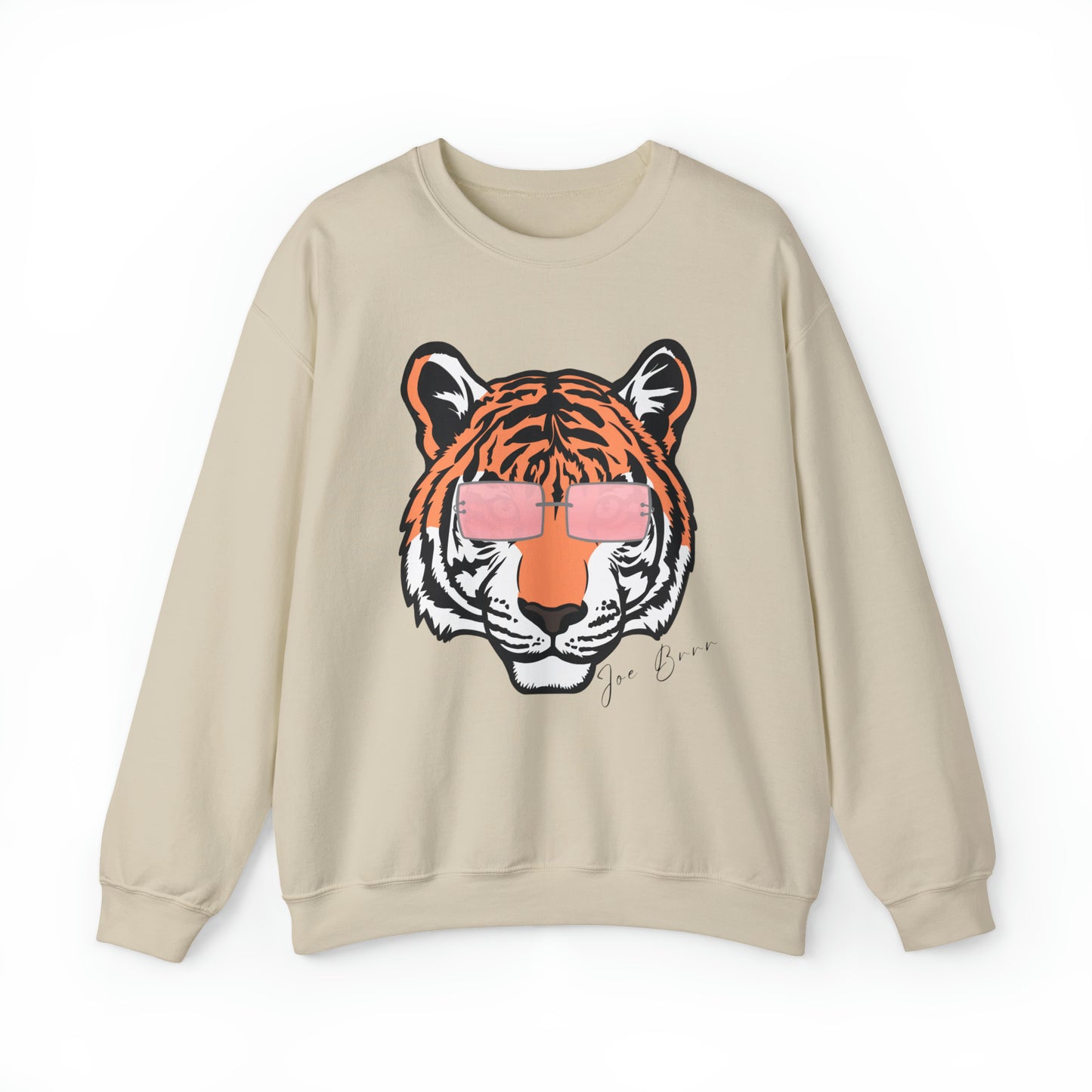 Joe Brrrrr Tiger Glasses Unisex Sweatshirt