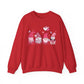 Gnome Valentines Unisex Crewneck Sweatshirt