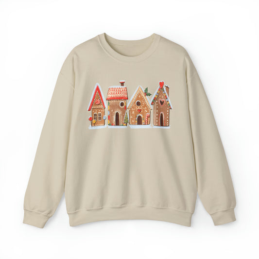 Gingerbread Village Festive Christmas Unisex Sweatshirt