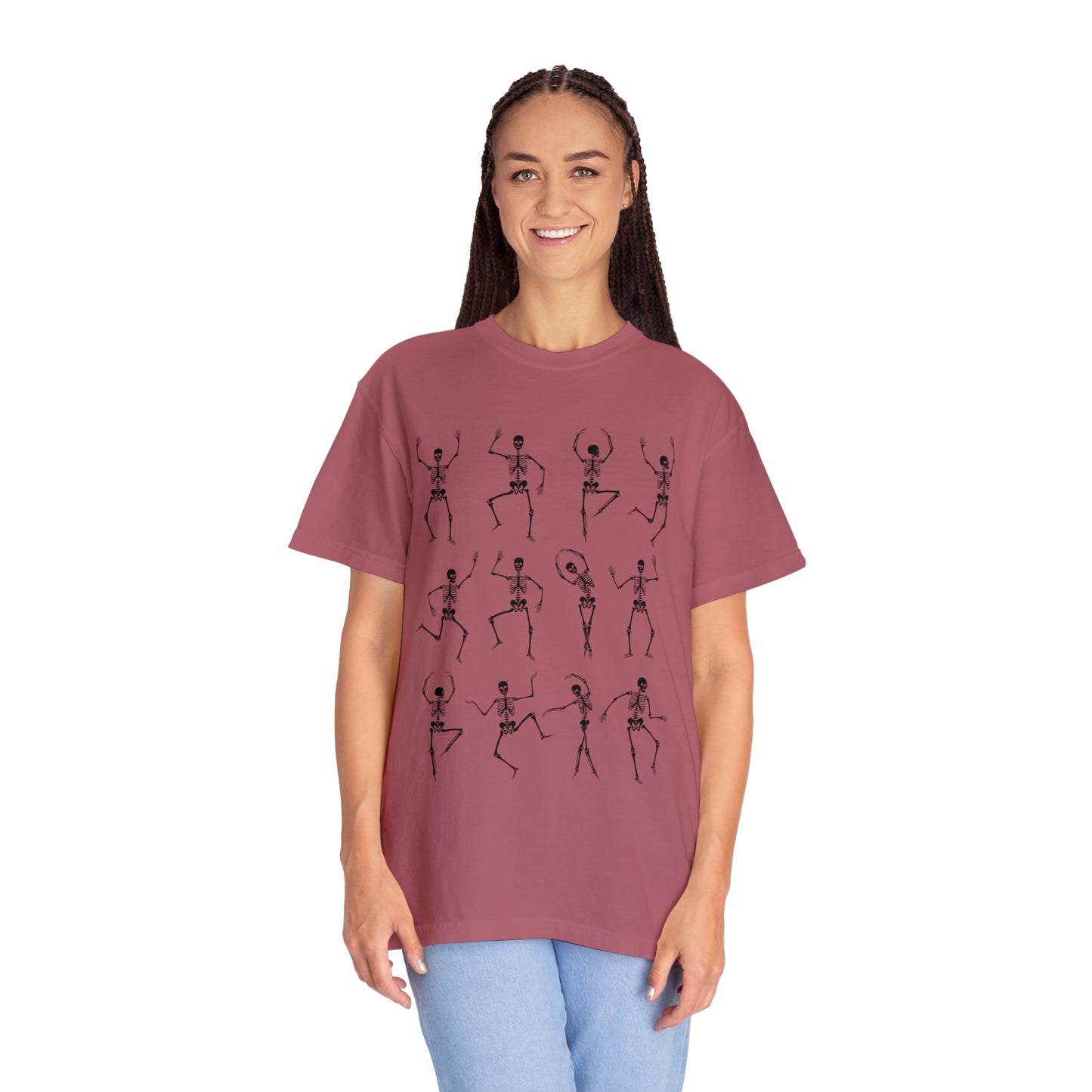 Dancing Skeletons Halloween Comfort Colors Unisex Garment-Dyed T-shirt