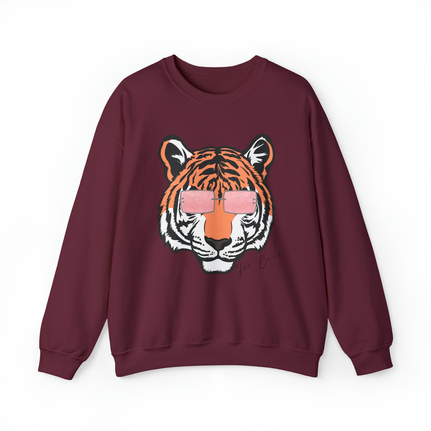 Joe Brrrrr Tiger Glasses Unisex Sweatshirt