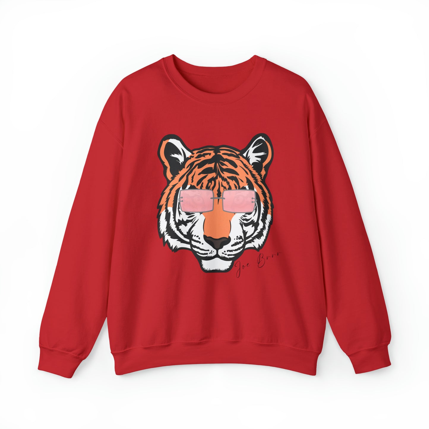 Joe Brrrrr Tiger Glasses Unisex Sweatshirt