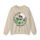 Dead Inside but Feeling Lukcy Skeleton  St. Patrick's Day Unisex Crewneck Sweatshirt