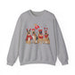 German Shepherd Dog Lover Love Balloon Valentines Unisex Crewneck Sweatshirt