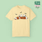 Cat Ghosts Playing on Jack-O-Lantern Pumpkins Halloween Comfort Colors Unisex Garment-Dyed T-shirt