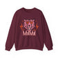 Mama Tiger Valentines Unisex Crewneck Sweatshirt