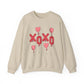 XOXO Heart Balloons Valentines Unisex Crewneck Sweatshirt