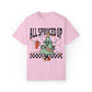 All Spruced Up Christmas Character Holiday Unisex Garment-Dyed T-shirt