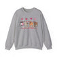 Cow Lover Valentines Unisex Crewneck Sweatshirt