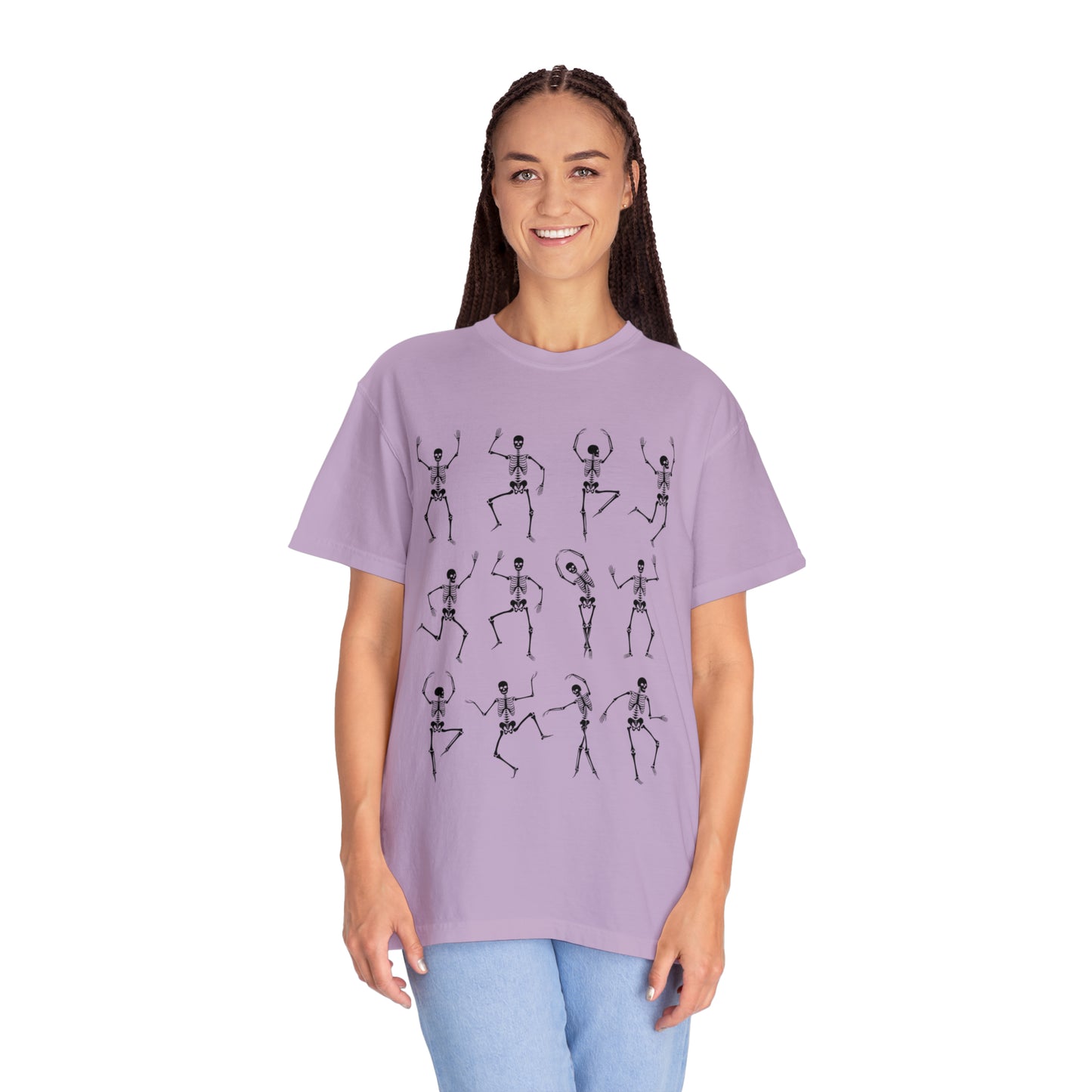 Dancing Skeletons Halloween Comfort Colors Unisex Garment-Dyed T-shirt