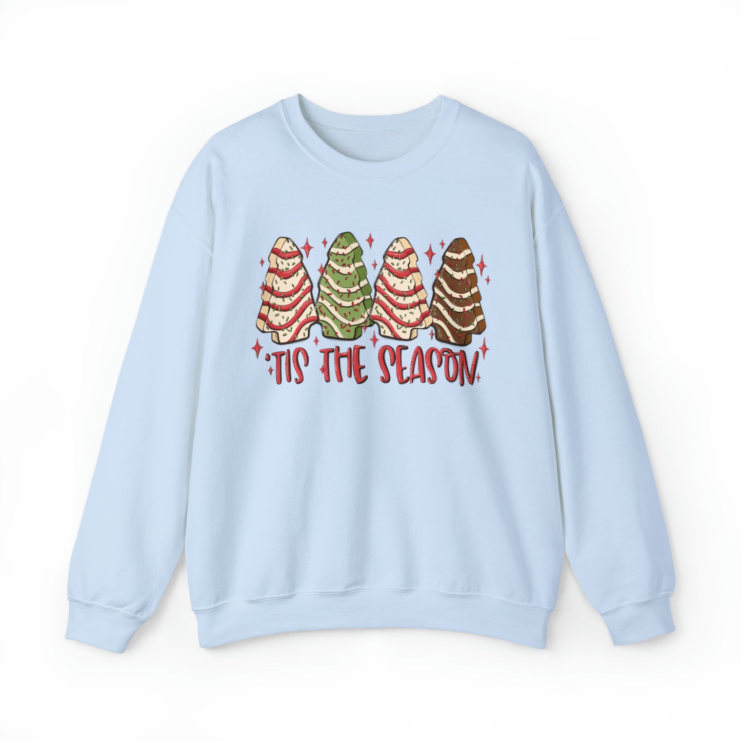 Tis The Season Little Debbie Christmas Tree Cakes Unisex Sweatshirt