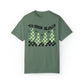 Tis The Season To Be Jolly Checkered Christmas Comfort Colors Unisex Garment-Dyed T-shirt