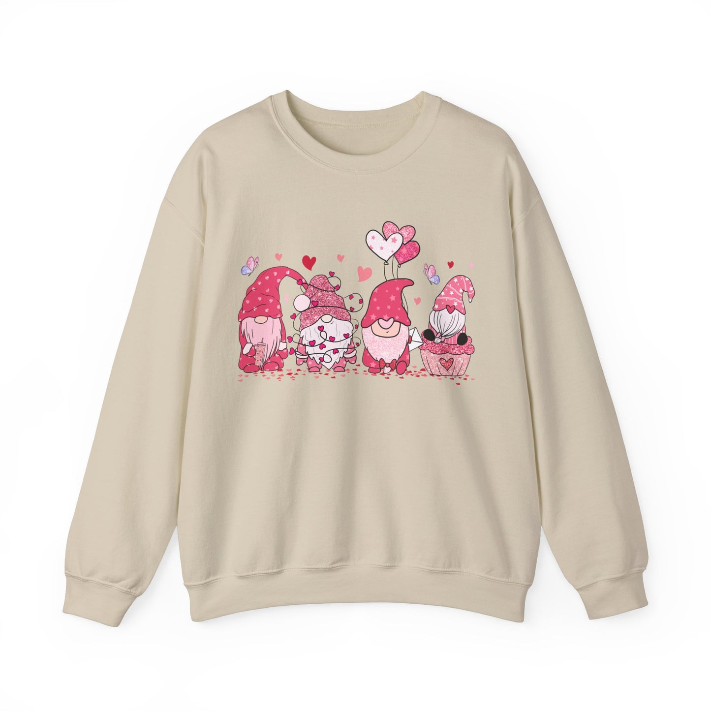 Gnome Valentines Unisex Crewneck Sweatshirt