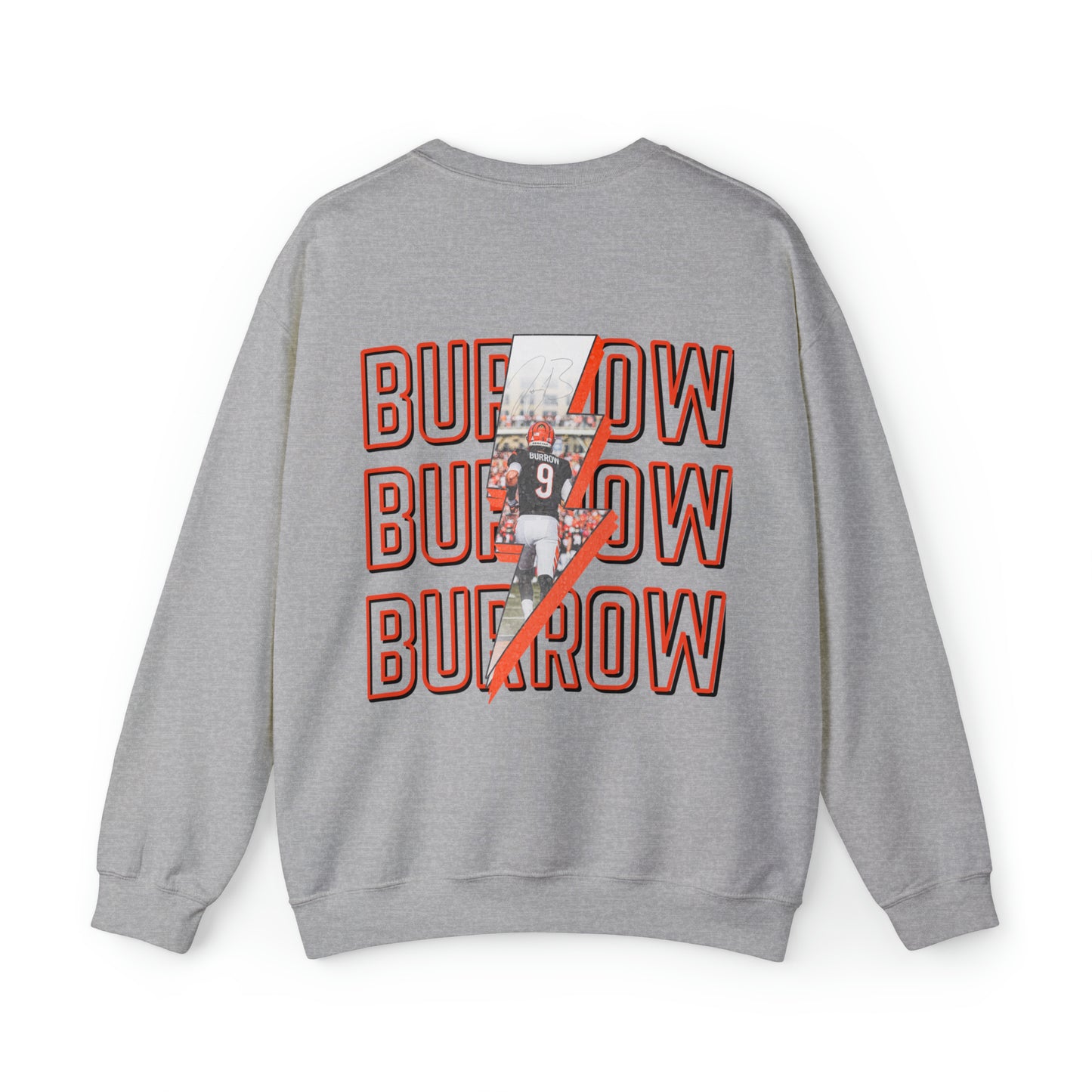 Burrow Bolt Front & Back Unisex Sweatshirt